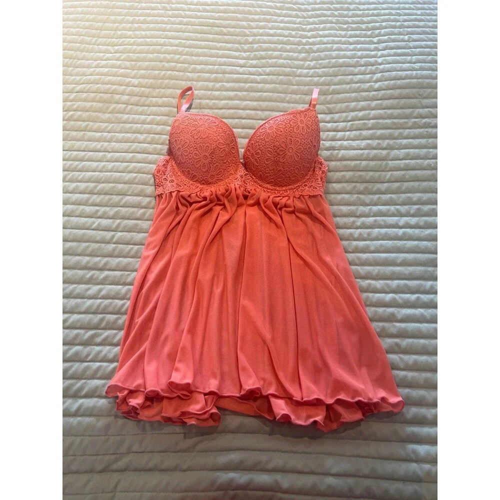 Coral babydoll size large light padding